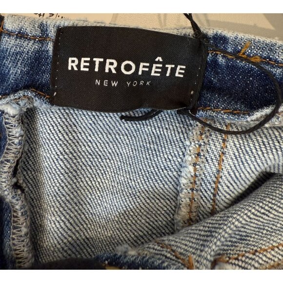 Retrofete Blue Denim Corset Top NWT - Size S - Picture 4 of 9